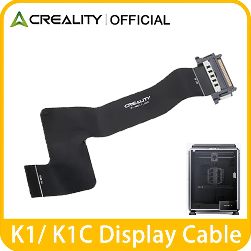 

Оригинальный кабель дисплея CREALITY K1/K1C, 4,3-дюймовый соединительный провод FPC с сенсорным экраном, черный для детали 3D-принтера K1/K1C ﻿