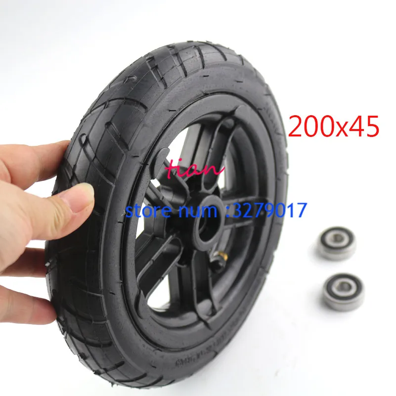 8X1 1/4 Wheel 200x40 Wheel 200x45 Wheel Castor Wheel with Tyre & Tube Motorcycle Parts