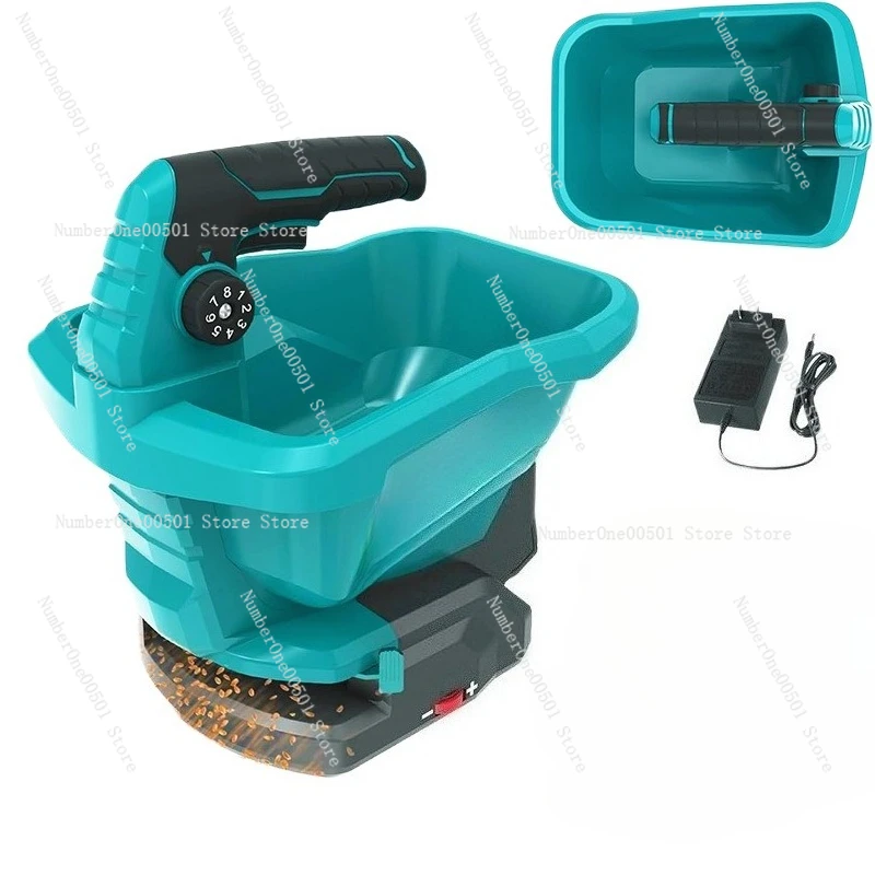 Lithium Battery Seeder Handheld Spreader for Soybean Vegetable Grain Planting and Fertilizing