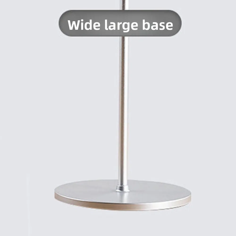 

Держатель для наушников, подставка для дисплея, съемный, повышенная стабильность, вертикальный кронштейн для наушников, серебряный алюминиевый сплав