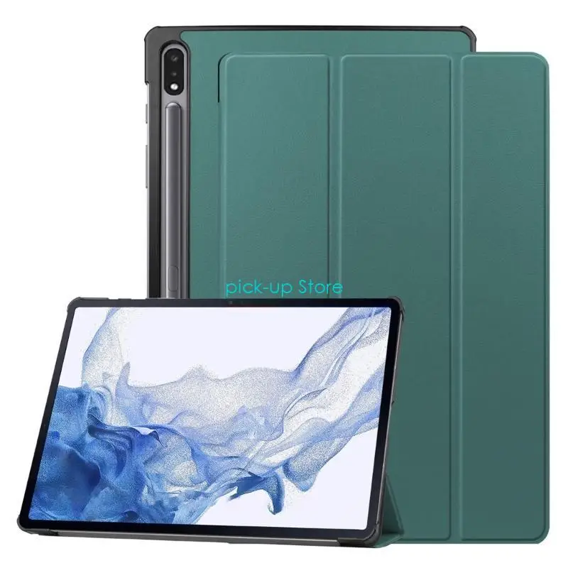 Q5wa tablet حامل لعلامة Tab S9 11 بوصة PU متينة خارجي من الألياف الدقيقة الناعمة