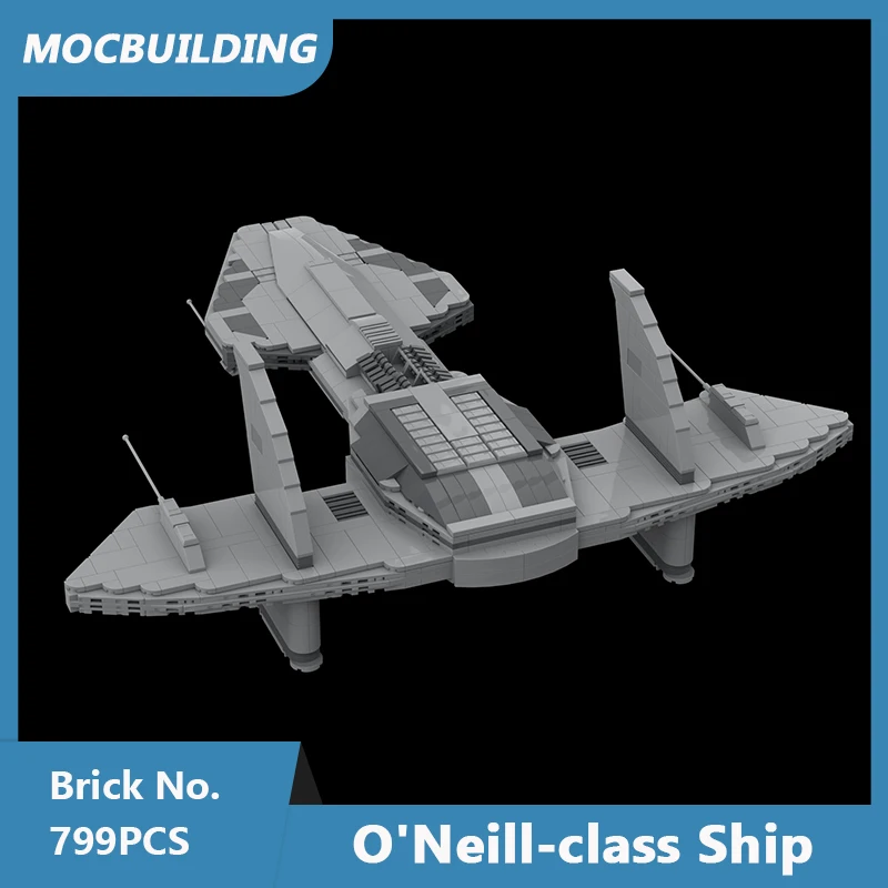 

O'Neill-class Ship MOC Building Blocks Model DIY Assembled Bricks Space Educational Creative Collection Display Toy Gifts 799PCS