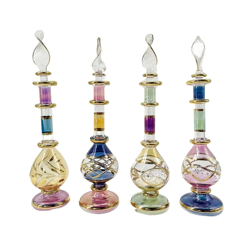 

New perfume bottle, handmade 12cm essence bottle, glass bottle decoration soft decoration