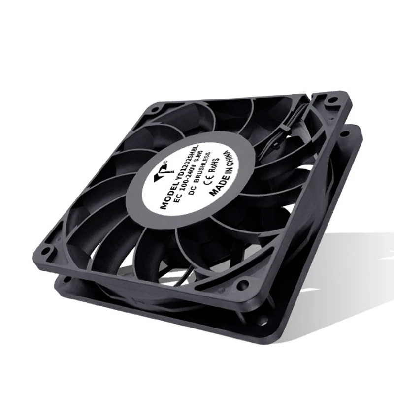 Ltsf لـ Nuevo Ventilador De Refrigazione De Alto Flujo De Aire Presuralizado Con Rodamiento De Bolas Original EC12025 100-240V D