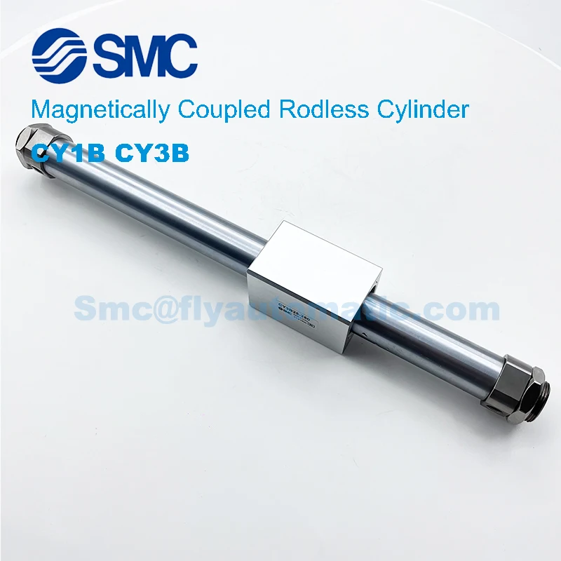 Imagem -03 - Cilindros Rodless Acoplados Magneticamente Smc Cy3b25250 200 300 350 Cy3b25400