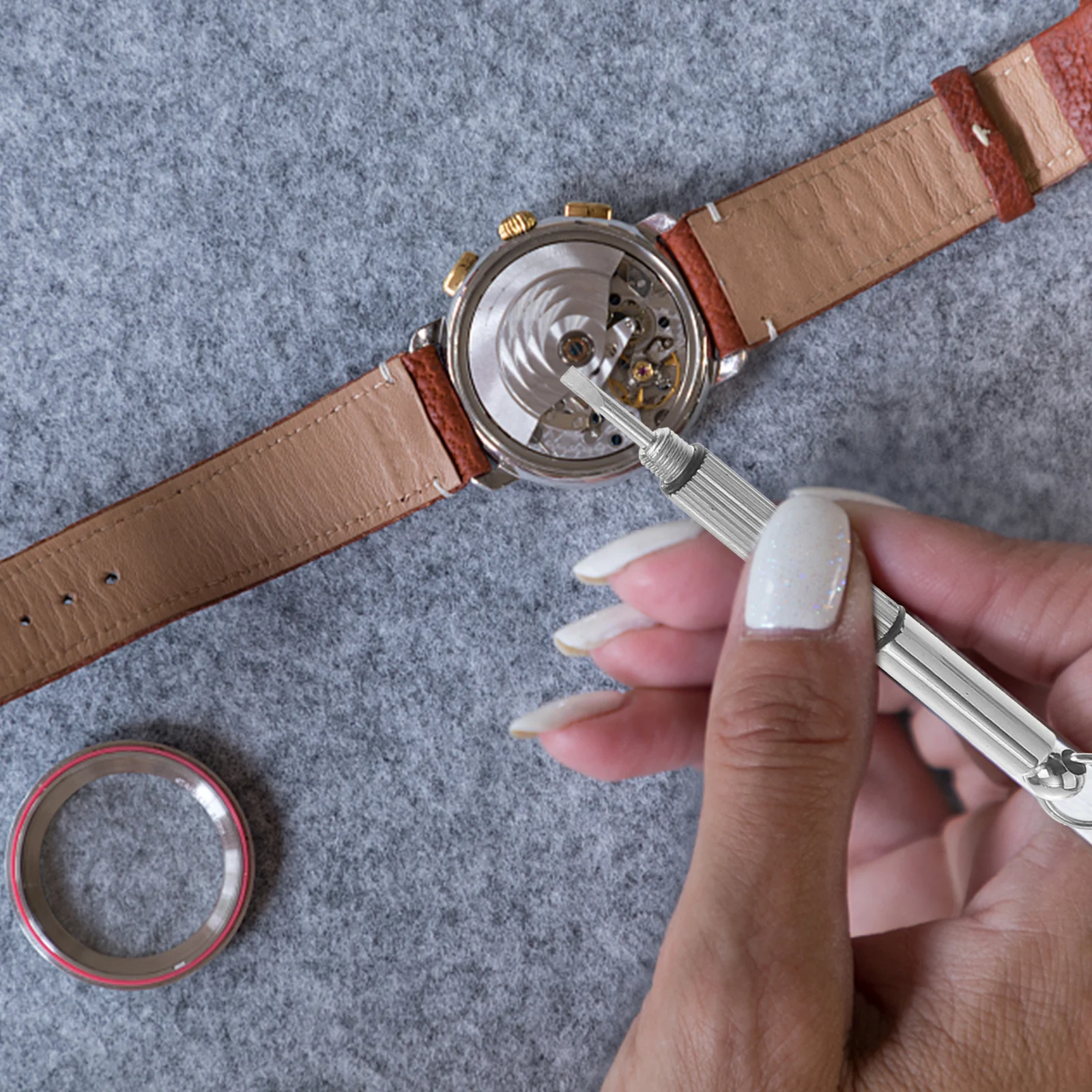 

1000Pcs Professional Glasses Repair Kit Stainless Steel Eyeglasses Screw Tool Set Portable Durable Glasses Screws