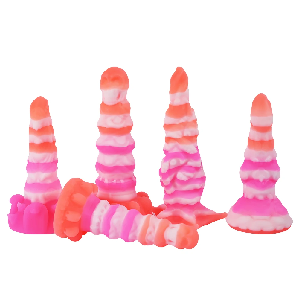 Anal Sex Toys Monster Dildos Alien Penis for G-spot and Prostate Masturbator with Strong Suction Cup for Men and Women Couples