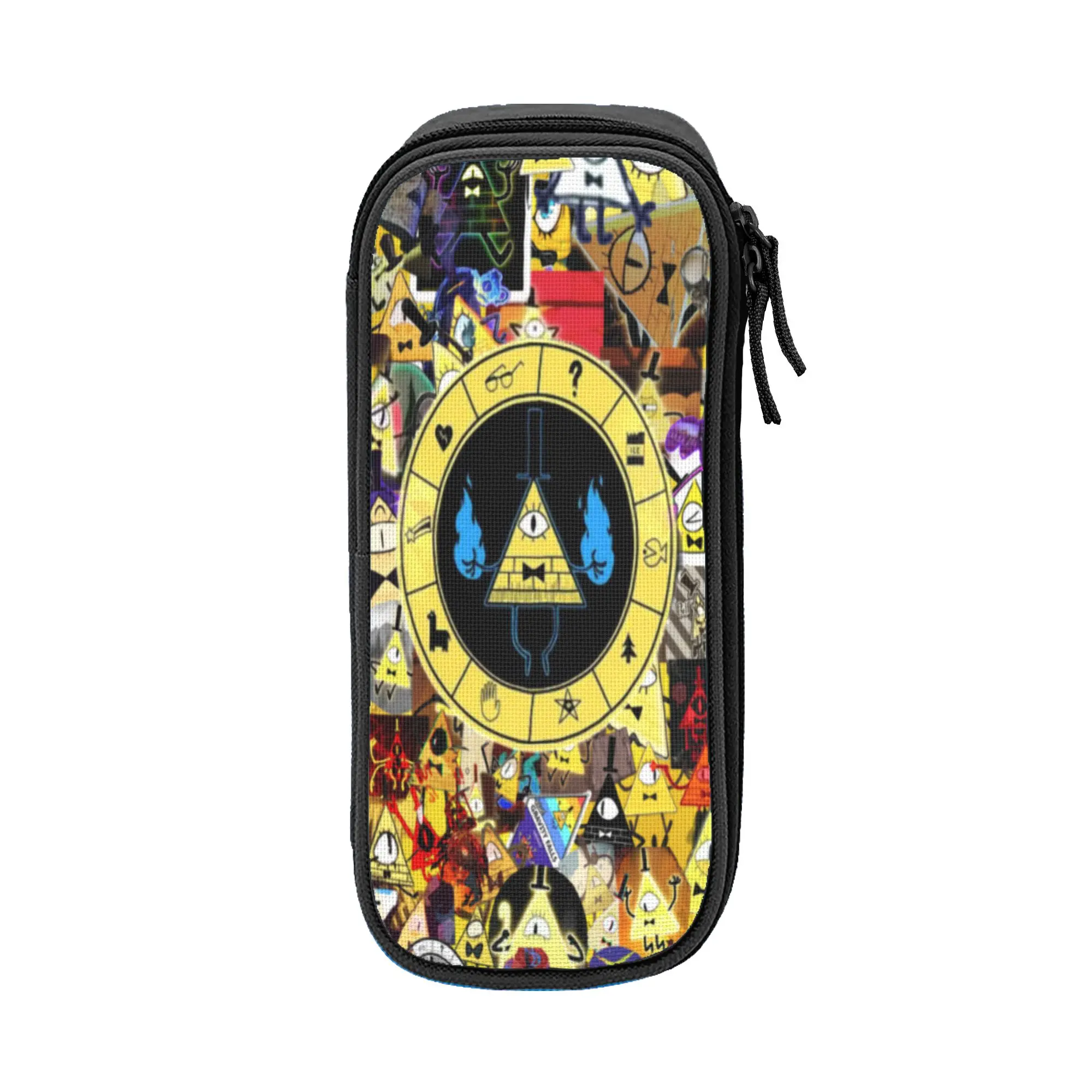 Gravitys Falls Merch Pen Box Large Capacity  School Supplies  Pencil Bag Amazing Gift