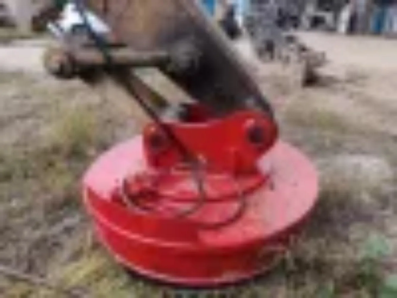 Magnet Listrik Bulat untuk Pengangkatan Scrap Ekskavator