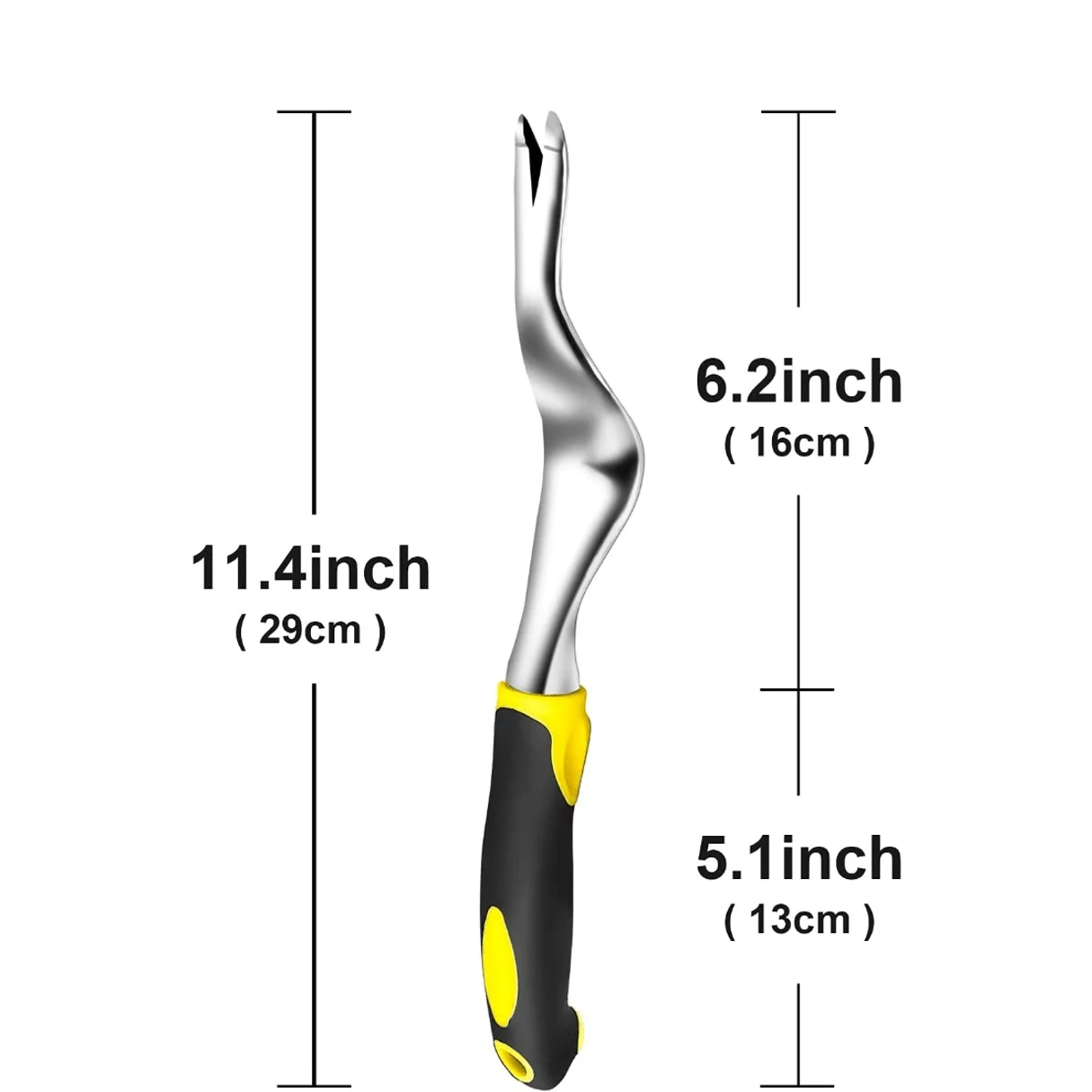 Garden weeding tools, including dandelion diggers and weeders, are ideal for maintaining your lawn and garden (yellow)
