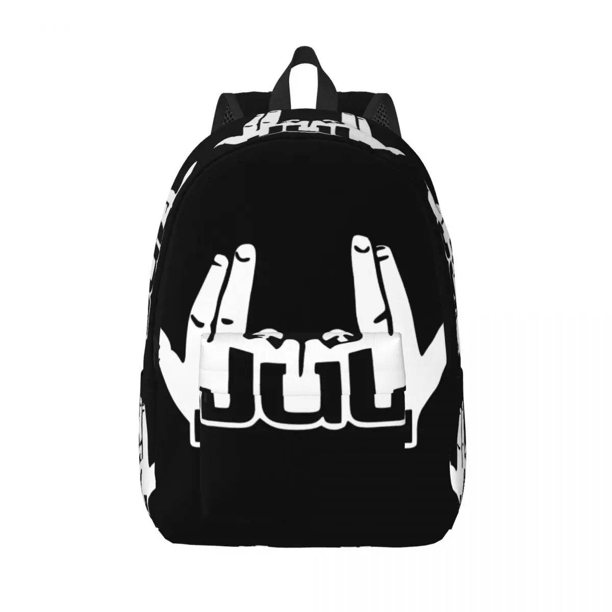 

Холщовый рюкзак с рэпером и музыкой Jul на заказ для женщин и мужчин, школьный рюкзак для студентов, подходит для 15-дюймовых сумок для ноутбуков