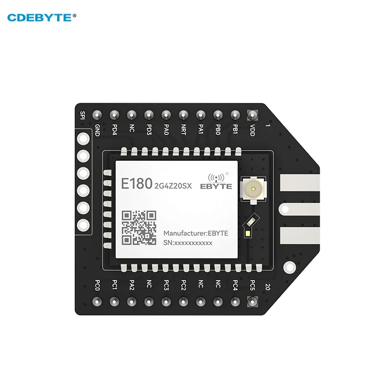 

Zigbee 3.0 Wireless Module Test Board Kit CDEBYTE E180-2G4Z20SX-TB Test Kit With Antenna 20dBm Low Power