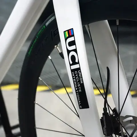 사이클링 관리 기관 - 테마별 'UCI 로고' 자전거 데칼, 독특한 자전거 스티커, 특별한 자전거 스타일링 아이템