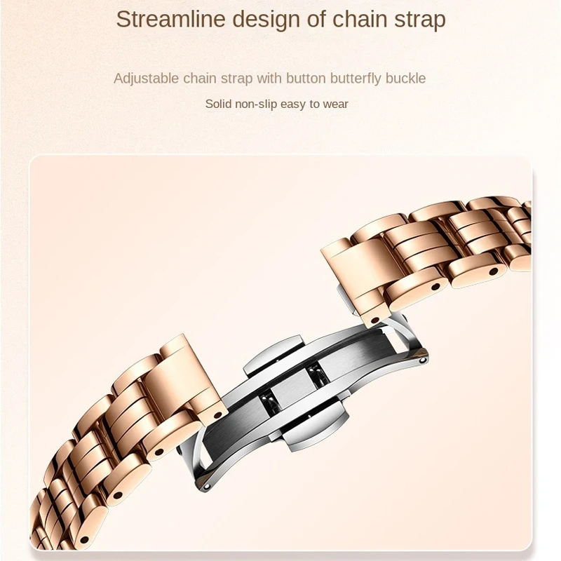 FAIRWHALE Luxury Top Brand Quartz Watch Ladies Fashion Rose Gold Wrist Watch Women 2024 Watches Relogio Feminino Montre Femme