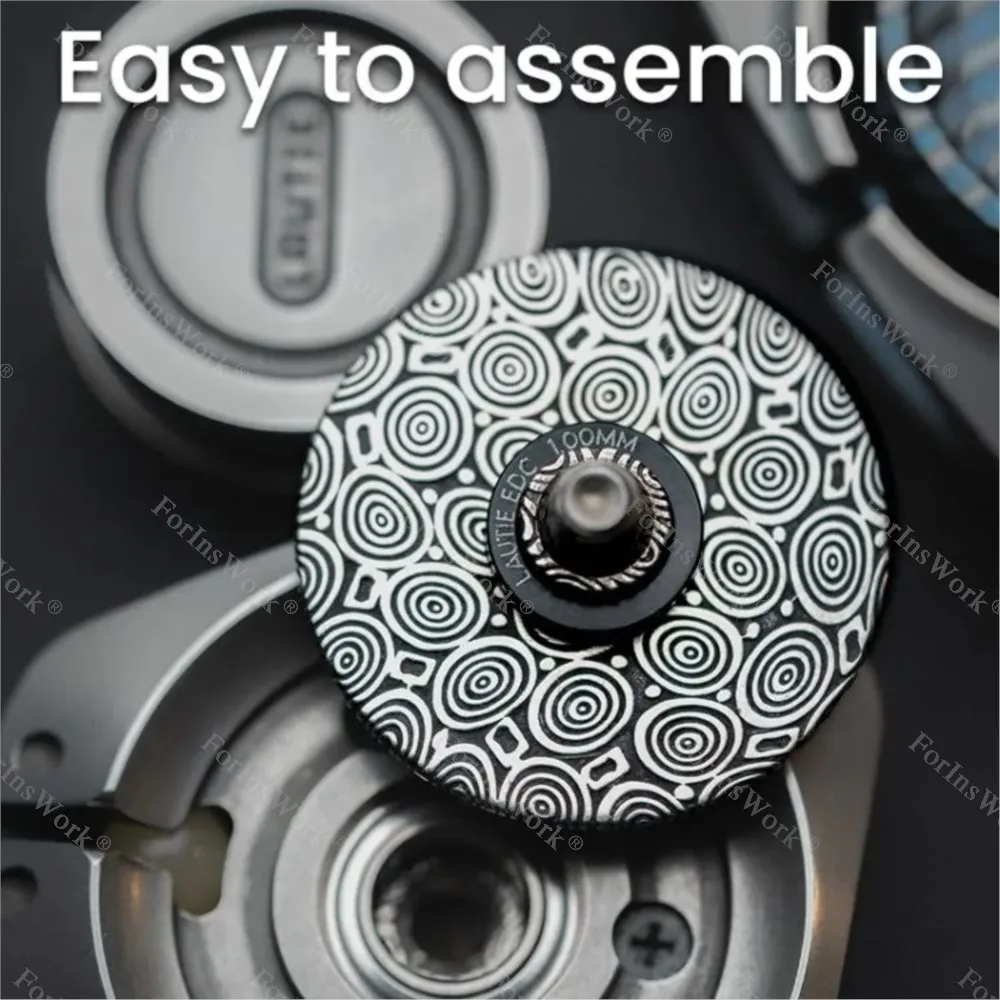 LAUTIE DIY Mod キットボタン用フィジェットスピナーアクセサリーこまおもちゃやガジェット