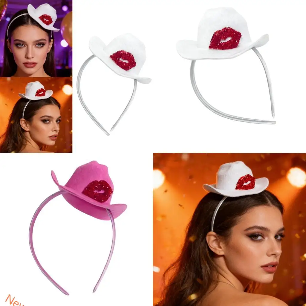 

Elegant Fedoras Hat Top Hat Headbands for Unisex Fashion Accessory Stylish Cowboy Costume Panama Hat Detail LXAD
