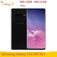 Samsung S10 g973u g973u1, 8 GB RAM, 128/512 GB ROM, Snapdragon 855 octa core, 6.1 inch, 16MP and 12MP, NFC