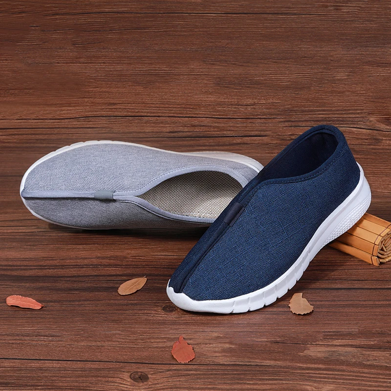

Casual Cotton Slip-On oes for Men And Women Soft Bot Zen Meditation oes Spring Summer Seasonal Wear Comfortable Flat H...