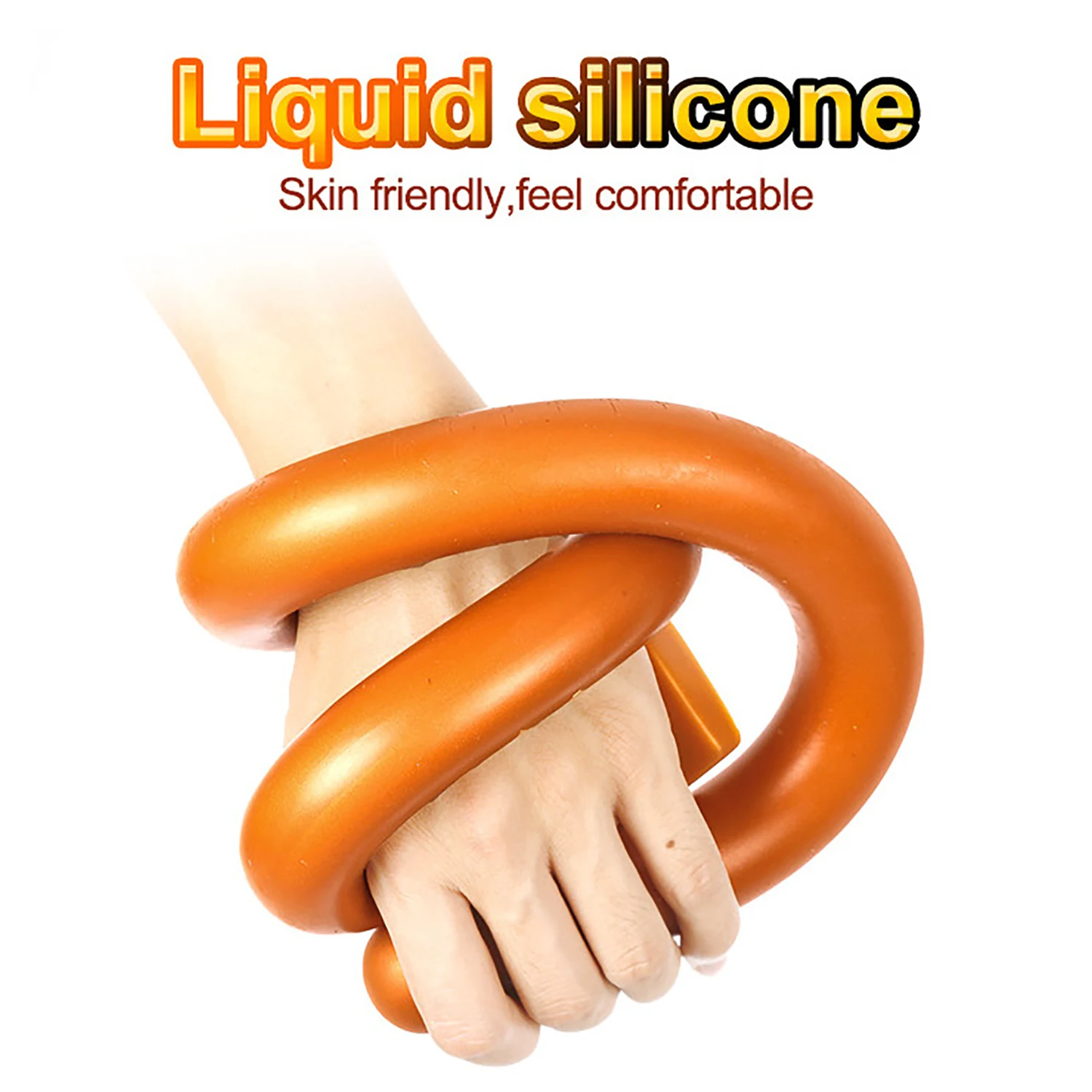 Liquid Silicone Super Long Anal Plug Dildos Stimulate Anus and Vagina Soft Anal Dilator with Scale Anal Sex Toy Butt Plug Penis