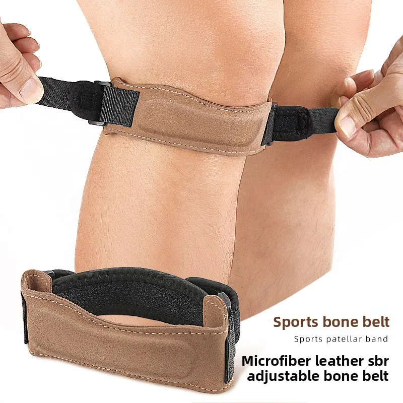 Sports Meniscus Knee Pads Men Women Basketball Skipping Rope Badminton Microfiber Leather Skeleton Slow Shock Support Gym
