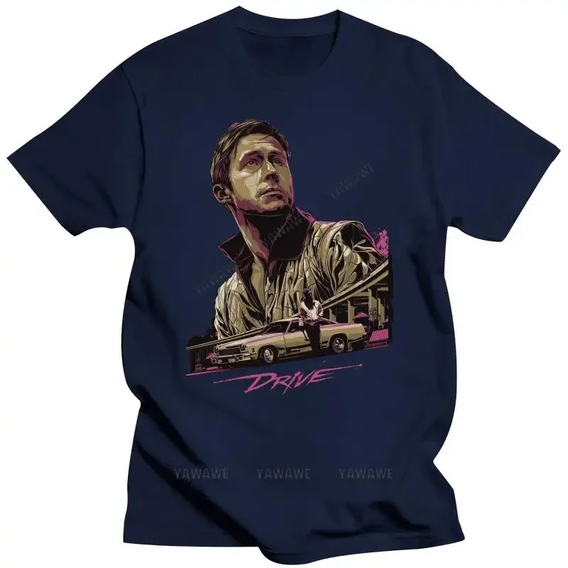 New black short sleeve men top Drive Movie Ryan Gosling Driver Nightcall Culto T-Shirt Nero Tutte Taglie Nuovo unisex tee-shirt