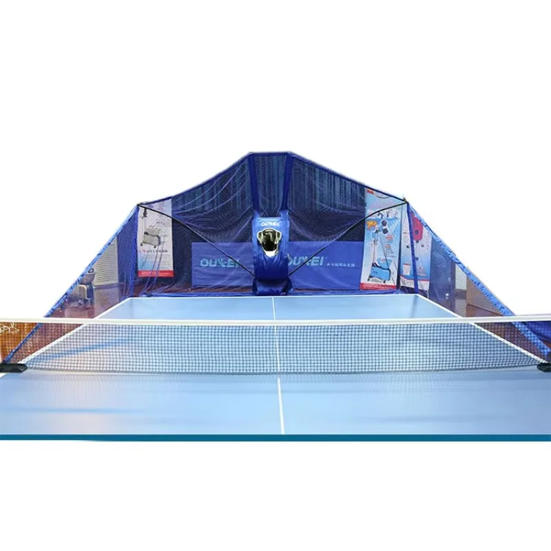 

STLF Hot Sale Professional Club Training Ping Pong Robot Oukei TW2700-ES9 with Double Automatic Heads for Table Tennis Players