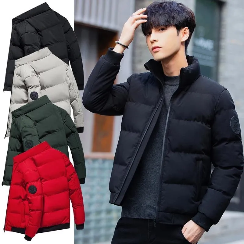 Men's Winter Parka Jacket, Stylish Warm Windproof Coat for Outdoor ExplorationWinter Outdoor Activities Ultimate Cotton Jackets