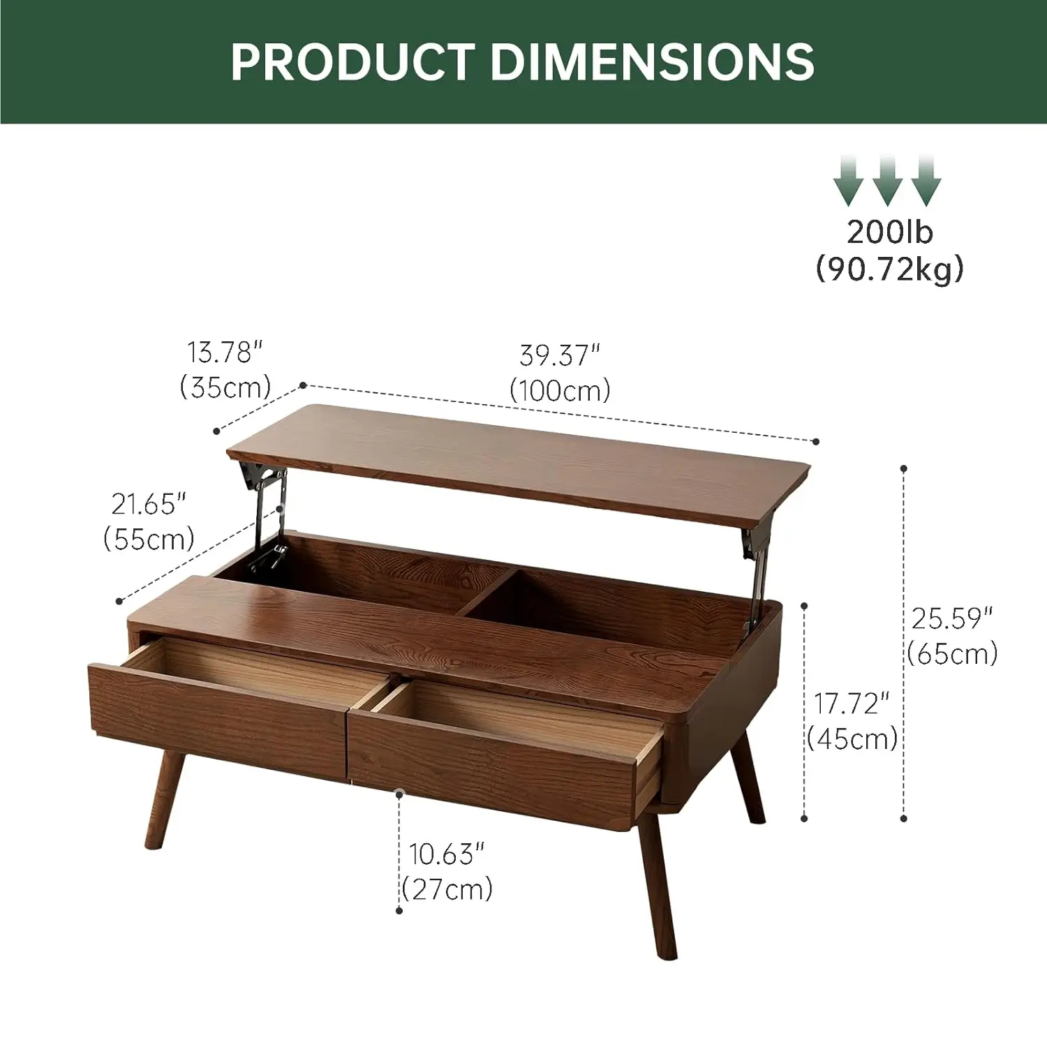 Thumbnail 2 - #17 Trending Lift Top Coffee Tables Right Now