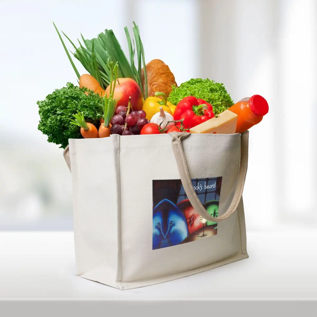 Spock's Beard The Light front/back album cover Tote Bag custom canvas bag hand bag Handbags Canvas stote