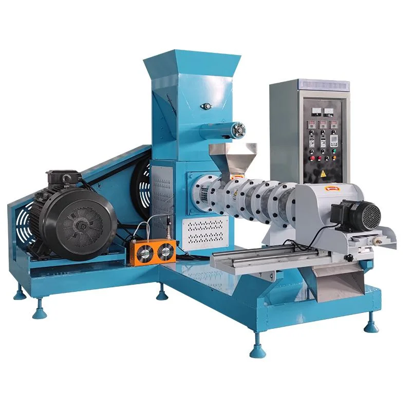Custom 2026 New Model 220V Pet Food Extruder Machine High Productivity for Floating Fish Dog Cat Feed Processing