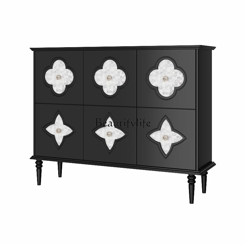 

Французский ретро сервант из цельного дерева, фойе, дверной проем, шкафчик для хранения