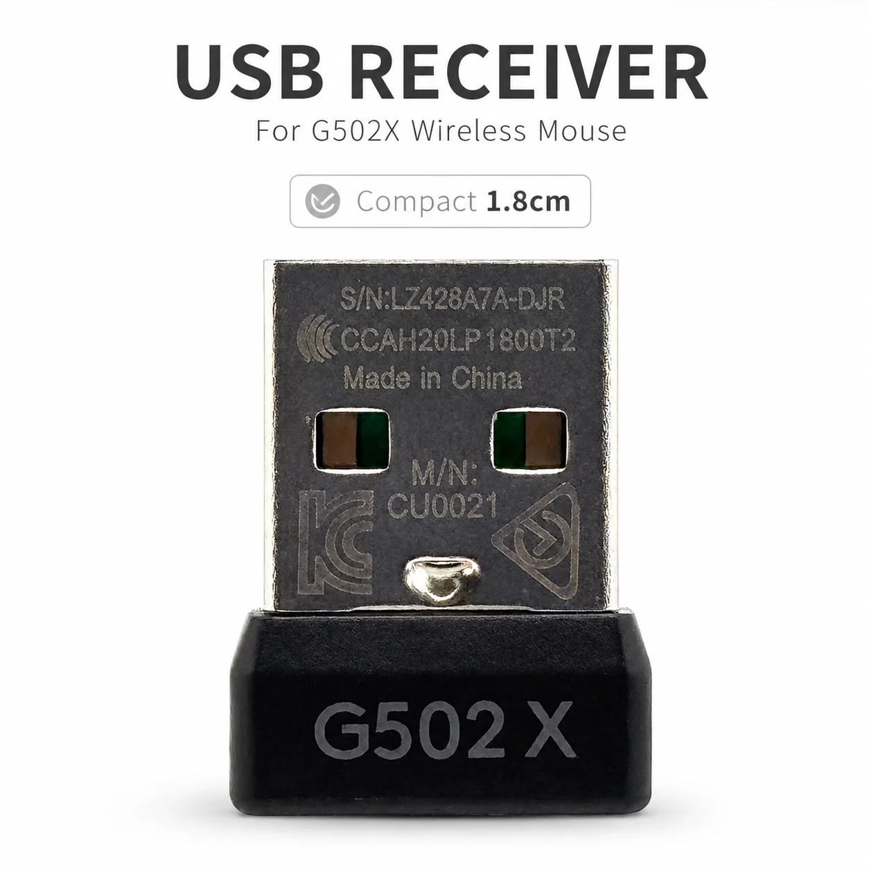 USB Wireless Mouse Receiver Replacement Dongle for Logitech G502X G502 G603 G703 G903 Mouse Nano USB Adapter