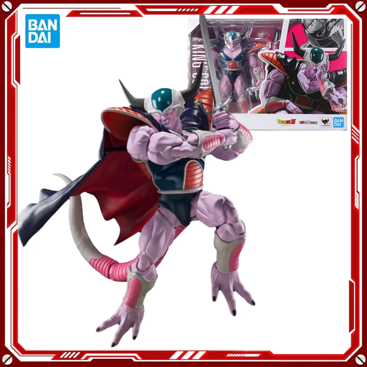 

Bandai Genuine Dragon Ball Z Anime Model Kits King Cold Toys SHF Action Figure Assembly Model Gift School Christmas present