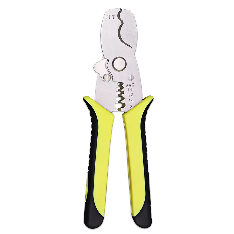 

Dobeli Industrial Stainless Steel Electrical Scissors Multifunctional TPR Handle Decrustation Pliers Hand Tool For Wire Stripper