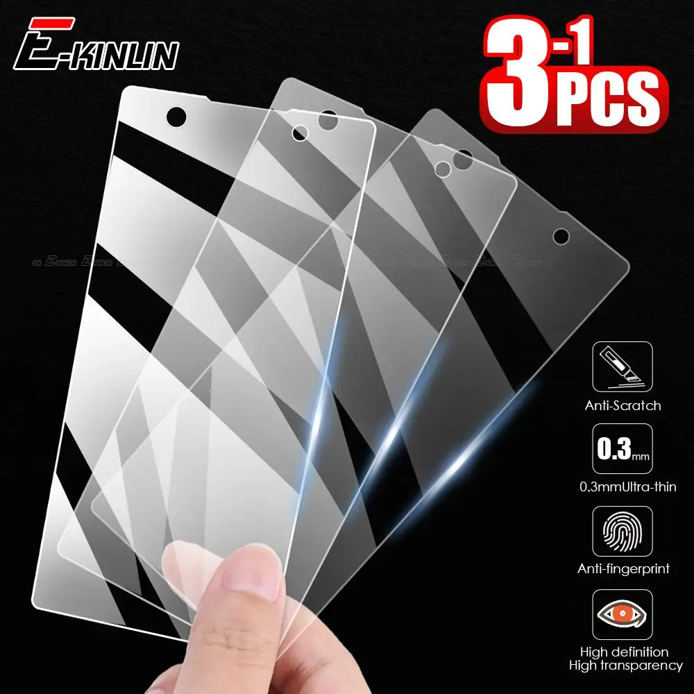 9H 2.5D Clear Toughened Glass Film For Sony Xperia XZ3 XZ2 XA2 XA1 XA Compact Premium Ultra Plus Screen Protector Tempered Glass