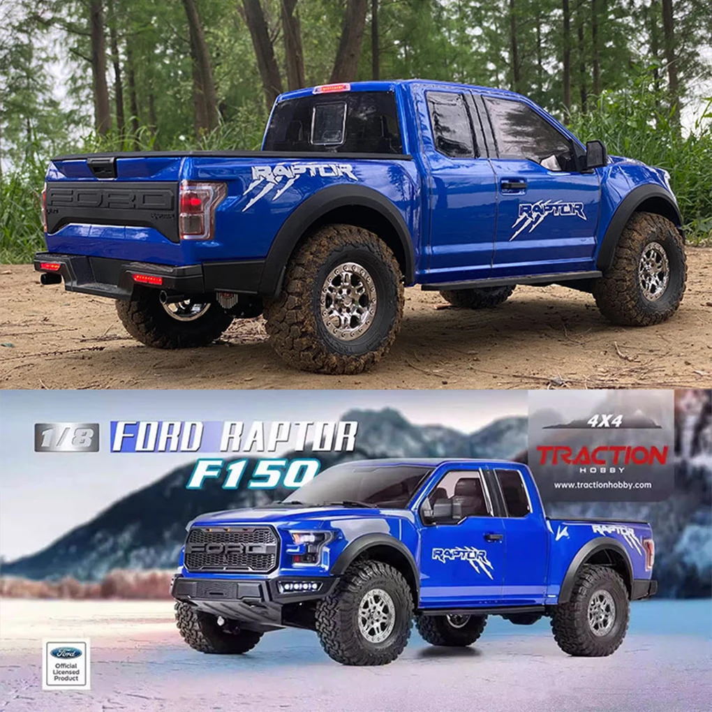 Samochód zdalnie sterowany 1/8 KM Simulation F150 Pickup Truck RTR 2.4GHz 1:8 Elektryczny Crawler Terenowy Pojazd Zabawka dla Dorosłych i Dzieci