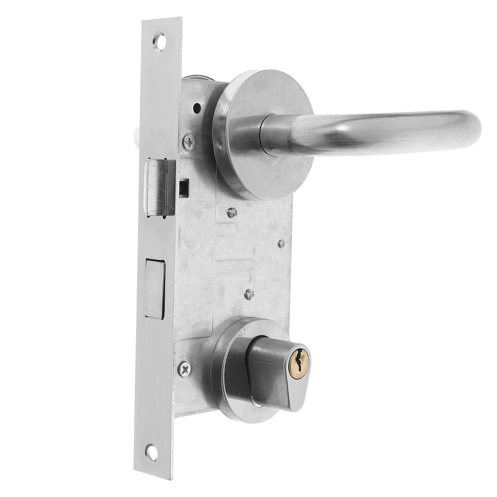 

Fire Door Lock Security Anti Theft Fireproof Safety Slender Privacy Pin Stainless Steel Bedroom Handle