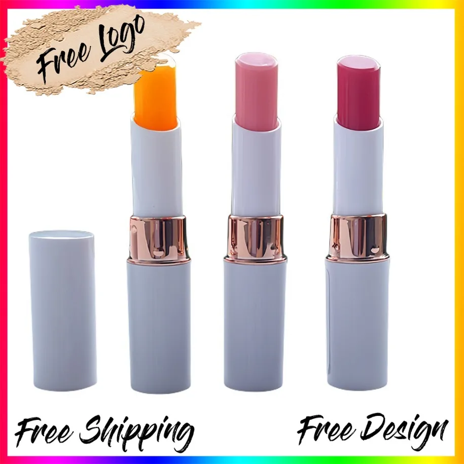 Private Label Vegan Plant Extract Tinted Lip Balm Hydrating Color Changing Wrinkle Care Wholesale Custom Logo Makeup Lip Gloss