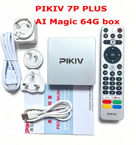 [Genuine] Official 2026 New Release PIKIV 7P Plus AI Magic Box Japan TV Box International Version Hot in Canada USA Singapore AU