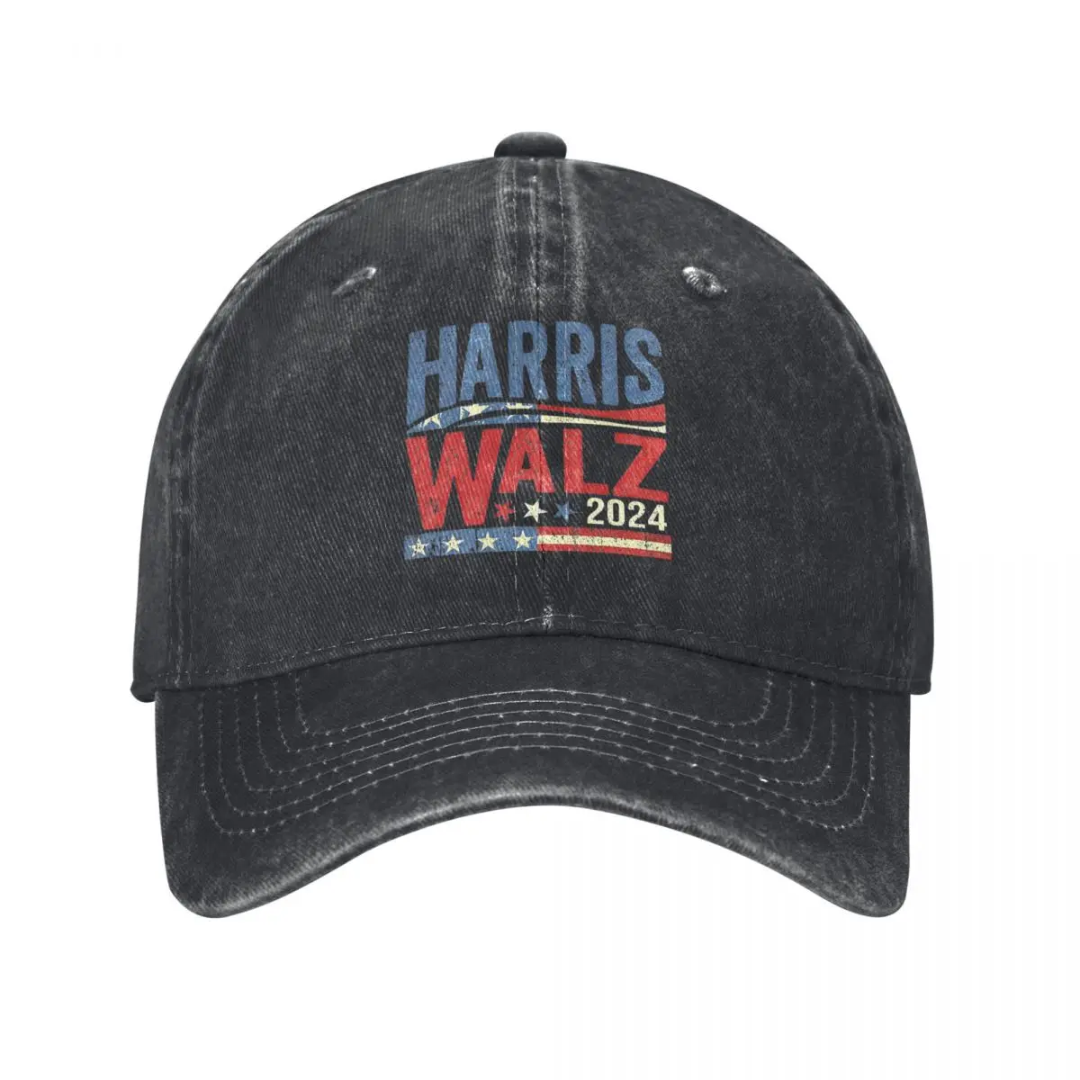 

Harris Walz 2024 Men Women Baseball Cap Election President Vote Distressed Denim Caps Hat Vintage Running Golf Snapback Cap