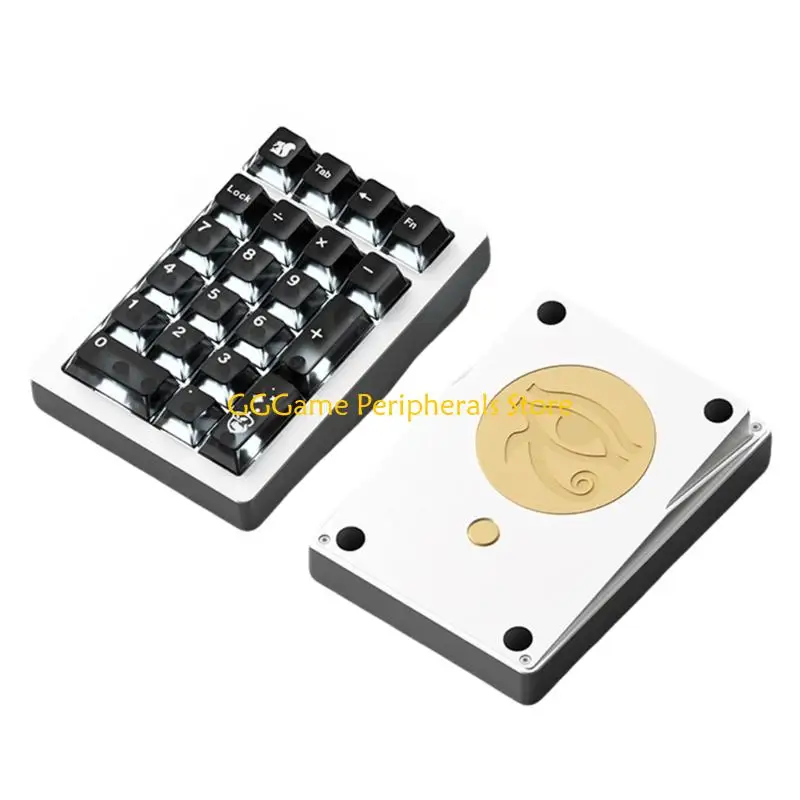 

U55B 3-режимная механическая клавиатура Bluetooth-совместимая беспроводная подсветка с возможностью горячей замены