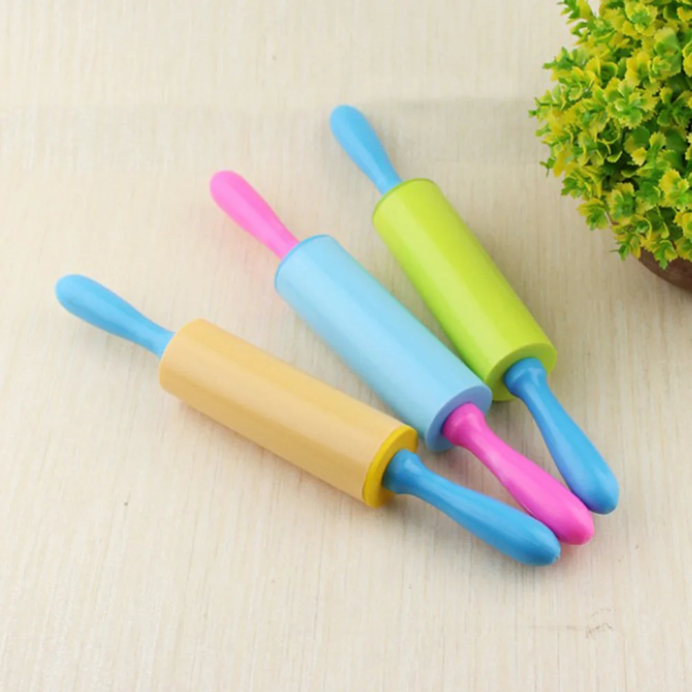 Bâton d'argile fait à la main, Kit d'extrudeuse à rouleau roulant pour enfants, outils de moulage amusants, pâte intelligente, activité d'enrichissement de créativité, 3 pièces