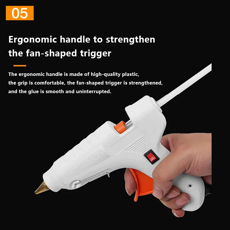 100w hot melt glue gun 11mm right angle glue stick industrial mini glue gun thermoelectric heat temperature tool