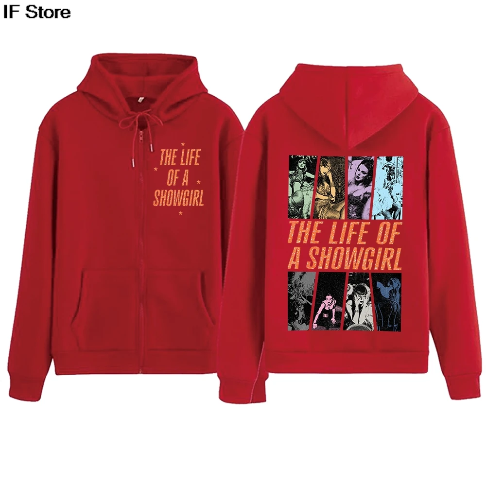 حياة فتاة Showgirl TS قلنسوة بسحاب Harajuku الهيب هوب البلوز القمم الجديدة في هوديس وبلوزات Kpop الرجال النساء هوديس y2k #5