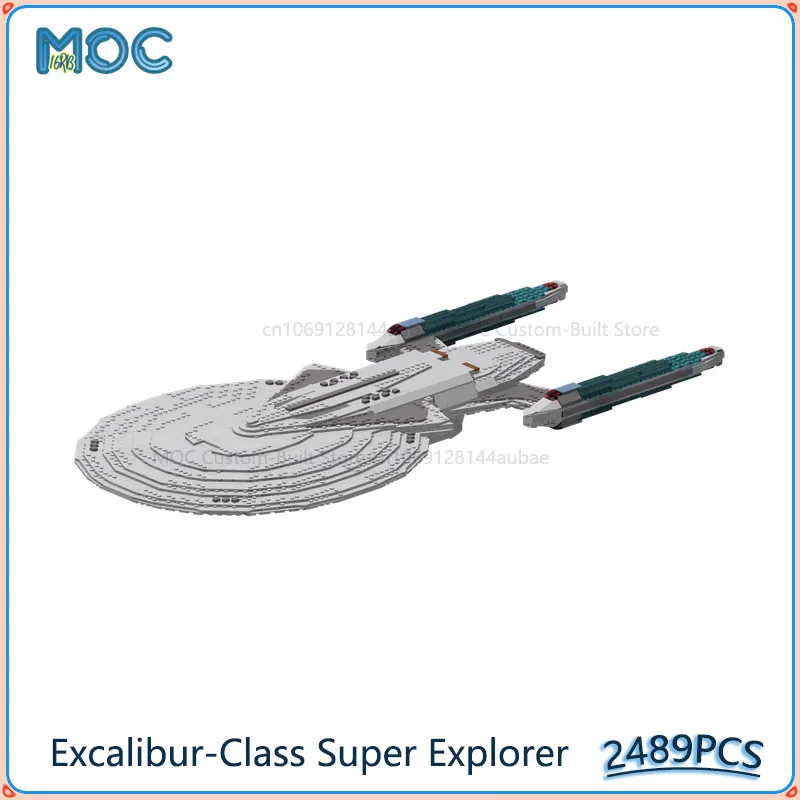 Excalibur-Class Super Explorer Model MOC Building Blocks DIY Assemble Bricks Space Collection Display Xmas Toys Gifts 2489PCS