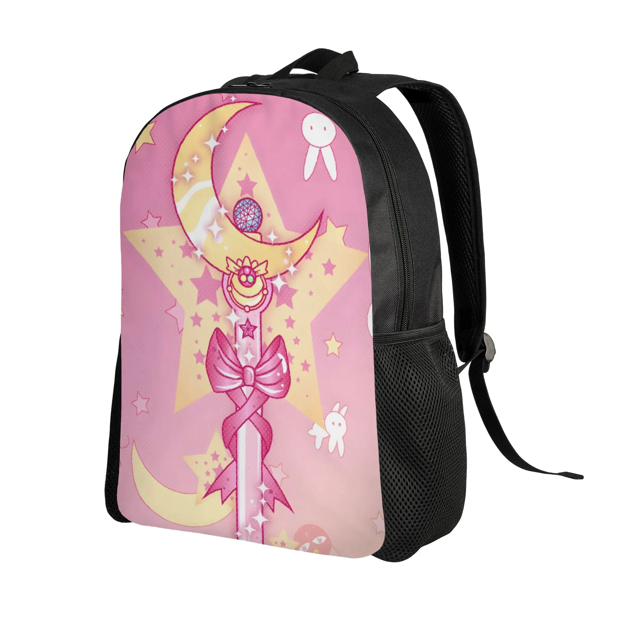 1Piece Backpack Pink Magical Staff New School Year Laptop Bag Office Work  Sailor Moon Back To School Gift New Term Starts