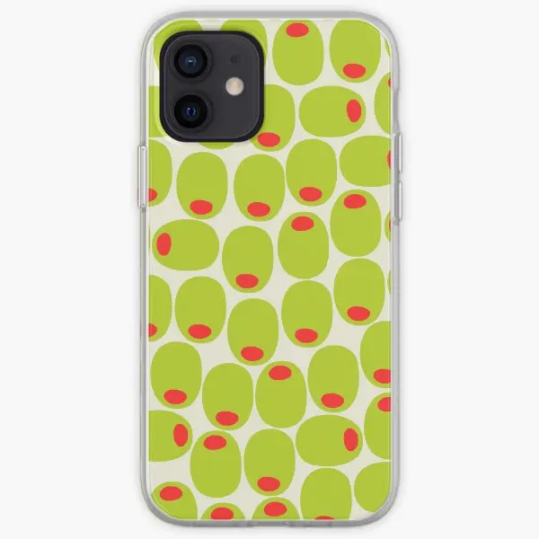 Cute Stuffed Olives Pattern Iphone Tough  Phone Case Customizable for iPhone X XS XR Max 11 12 13 14 Pro Max Mini 6 6S 7 8 Plus