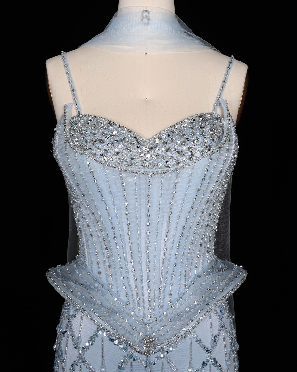 Sharon Said Abendkleid Luxuriöses Meerjungfrauenkleid mit Herzausschnitt, Tüll, Kristallkorsett, Dubai, formelle Party, Hochzeitsgast, Kleider SS118, Maßanfertigung – Detail 11