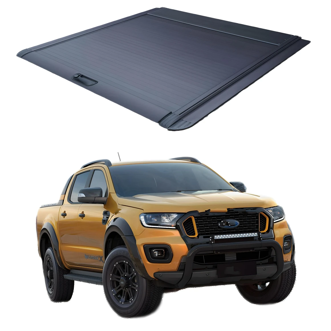 

Customized Professional Uv-Resistant Pickup Truck Tonneau Cover For Ford Ranger Wildtrack