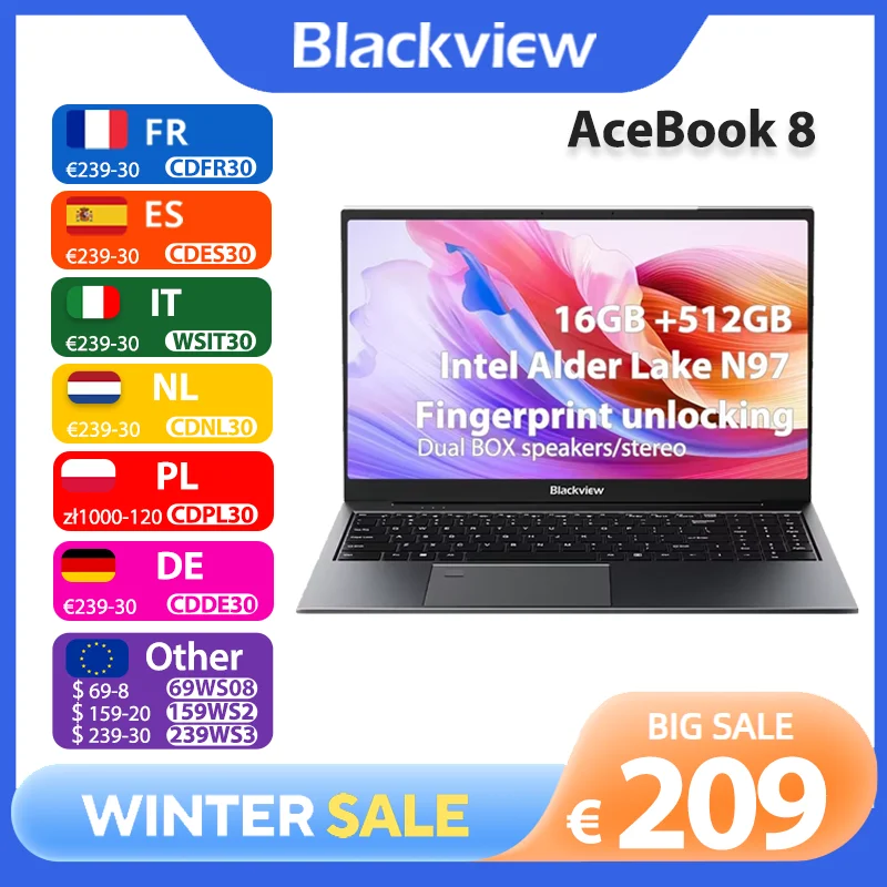 Blackview AceBook 8 Laptop 15.6